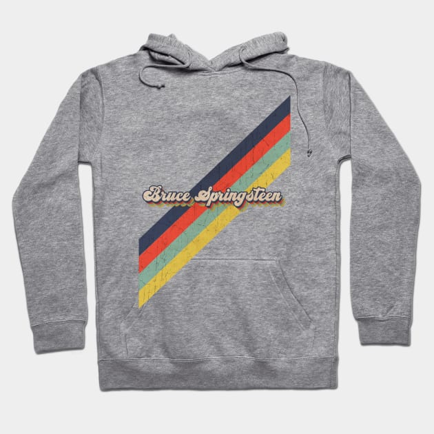 retro vintage color Bruce Springsteen Hoodie by HarryMarket